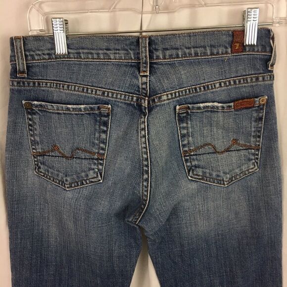 7 for All Mankind Boy Cut Button Fly Jeans 26 - Picture 10 of 11